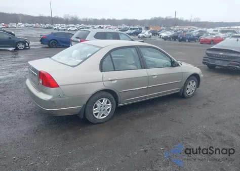 2003 Honda Civic Lx z USA, uszkodzony, nr VIN 2HGES16583H604776